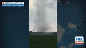 Watch: Tornado touches down in Minnesota