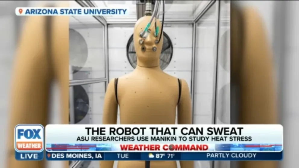 FILE: Researchers at Arizona State University are using a high-tech mannequin as a tool to learn how the human body is responding to extreme heat.